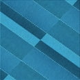 thumbnail image 1 of Ahgly Company Machine Washable Indoor Square Transitional Blue Area Rugs, 7' Square, 1 of 7