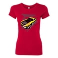 thumbnail image 2 of Wild Bobby, Ford Boss 302 Mustang Horse Power Retro, Cars and Trucks, Women Slim Fit Junior Tee, Red, X-Large, 2 of 4