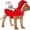 Sweater Santa Claus, variant on Chef Santa Claus Dog Costume, Cozy Dog Christmas Outfit, Santa Rider Pet Christmas Costume, Birthday Christmas Gift for Dog Lover Christmas Party, L