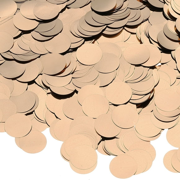 Uxcell Round Tissue Paper Confetti Table Confetti Circle Dots for Wedding Birthday Party Balloon Decorations Champagne Gold