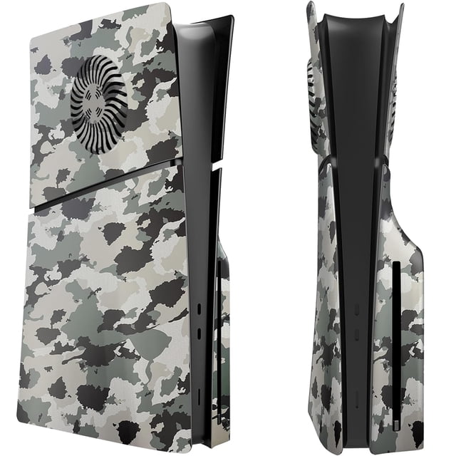 Placas protectoras para PS5 Slim con ventilación de refrigeración, placas frontales de ABS duro antiarañazos, paneles laterales, accesorios, carcasa de repuesto a prueba de golpes
