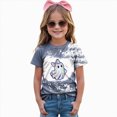thumbnail image 2 of HCNTES Spooky Season Shirts for Toddler Baby Girls Halloween T-Shirt Ghost Graphic Tees Short Sleeve Tops, 2 of 4