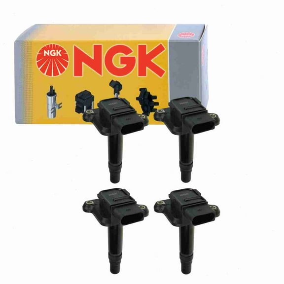 4 pc NGK 48670 Ignition Coils for 06B 905 115 06B 905 115B 06B 905 115E 06B 905 155E 06B905115 06B905115B 06B905115E 06B905155E 178-8307 2505-34912 36-8043 84152703 E878 GN10294 IC388 UF-274 UF274