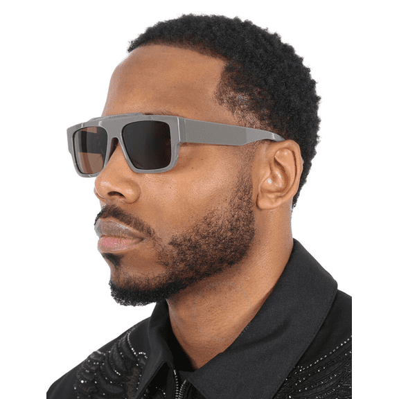 Gucci GG1460S 003 56mm Square Sunglasses Men's Charcoal Grey