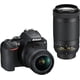 thumbnail image 1 of Nikon D3500 24.2MP DX-Format DSLR Kit de lente dual para cámara digital - (importado de Japón), 1 of 8