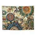 thumbnail image 5 of PRATYUS Boho Vintage Mandala Tapestry for Bedroom, Funny Hippie Indian Floral Leaves Room Decor Wall Tapestry Hanging, Mandala Bohemian Plant Tapestry Aesthetic Posters for Living Room, 5 of 6