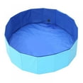 thumbnail image 3 of Foldable Pet Bath Tub for Small to Large Sized Dogs Outdoor PVC Swimming Bathing Tub Kiddie Pool for Dogs and Cats and Kids, 3 of 10