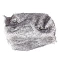 thumbnail image 2 of Relleno Suave de Cesta de de Piel Sintética Del Bebé Recién Nacido para Los Apoyos de Foto de Fotografía - Gris Cro Sunnimix Manta para bebé, 2 of 8