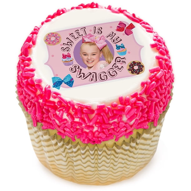 Jojo Siwa 2 Edible Cupcake Topper 12 Images Walmart Com Walmart Com