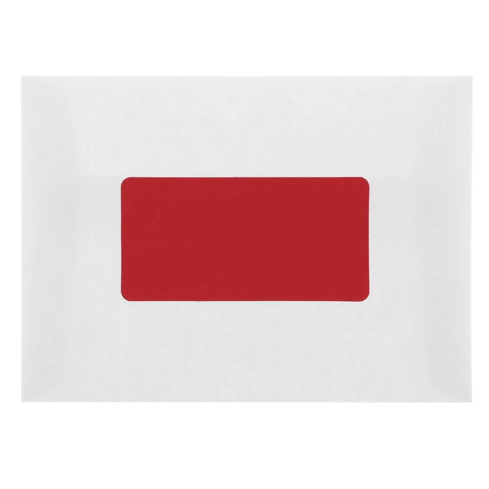 JAM Paper Shipping Address Labels, Standard Mailing, 2 x 4, Red, 120 per Pack