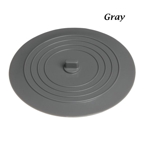 15cm Large Durable Bathroom Supplies Leakage-proof Washroom Kitchen Water Sink Plug Bathtub Stopper Sewer Drain Cover GRAY