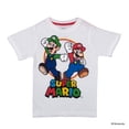 thumbnail image 4 of Nintendo Super Mario Bros. Boys Mario Kart & Friends Graphic Short Sleeve T-Shirts 2 Pack (Sizes 4-16), 4 of 8