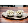 thumbnail image 2 of White Ceramic Daisy Flower Salt and Pepper Shakers 2.5in Gift, 2 of 3
