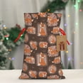 thumbnail image 5 of Naloa Beautiful Fox Drawstring Christmas Bags, 3D Xmas Gift Bags, Christmas Wrapping Bags, Xmas Goodie Bags, Treat Pouch Bags, Party Favor Bags-Medium, 5 of 9