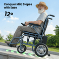 thumbnail image 4 of Arshin Electric Wheelchair,15+ Miles Long-Range(286LBS)Lightweight Portable Electric Wheelchair for Adults,Smart Motorized Mobility Scooter with 360°Joystick,Warranty,Blue, 4 of 10