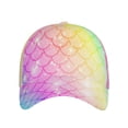 thumbnail image 2 of Yiaed Fish Scale Print Cap Adjustable Size for Running Workouts and Outdoor Activities All Seasons, 2 of 5