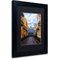thumbnail image 2 of Trademark Fine Art "Old San Juan 7" Canvas Art by CATeyes, Black Matte, Black Frame, 2 of 4
