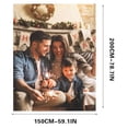thumbnail image 1 of YYHQDS Customized Photo Blankets, Personalized Picture Blankets for Children and Adults, Customizable Gift Blanket for Parents, Couples, and Family Members Clearance Sales Today Deals Prime, 1 of 2