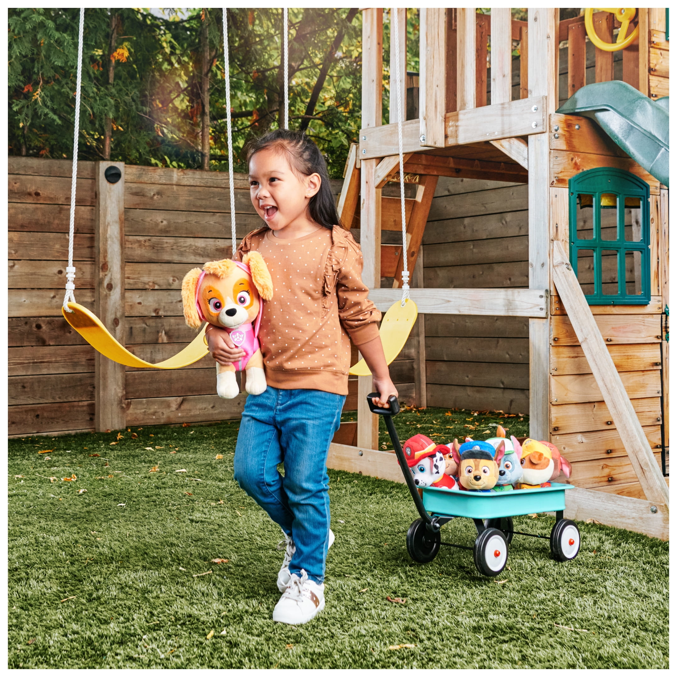 GUND PAW Patrol Tracker Plush, Official Toy from the Hit Cartoon, Stuffed Animal for Ages 1 and Up, 6”