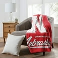 thumbnail image 2 of The Northwest Group  Nebraska Huskers 50" x 60" Signature Raschel Plush Throw Blanket, 2 of 2