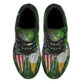 thumbnail image 2 of Irish American flag Shoes Sneakers Black Size 8.5, 2 of 7