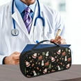 thumbnail image 5 of Jiueut Christmas Stethoscope Storage Bag Stethoscope Case for Nurse and Doctor Santa Claus Storage Bags with Zipper for Travel Stethoscope Bag with Carrying Handle, 5 of 7
