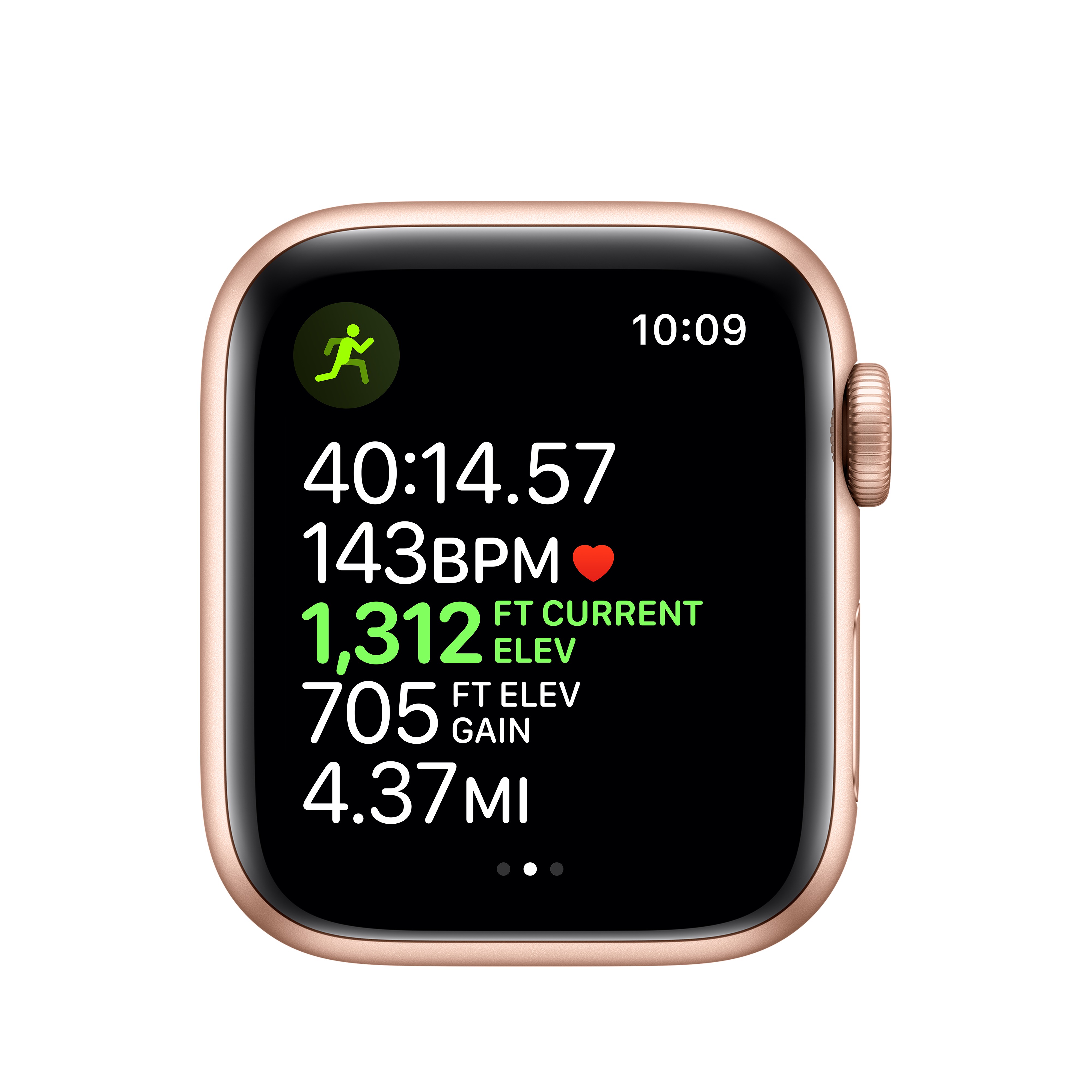 Apple Watch Series 5 GPS + Cellular, 40mm Gold Aluminum Case with Pink Sand Sport Band - S/M & M/L - image 5 of 6