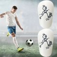 thumbnail image 4 of LYMAYTER Coussinet de Tibia pour Enfants Haute Résistance Résistant Motif Dessin Animé Mini Taille Protecteur de Jambe de Soccer, 4 of 8