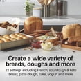 thumbnail image 4 of Hamilton Beach Premium Bread Make Machiner, Auto Fruit and Nut Dispenser, 21 Settings, Stainless Steel, 4 of 8