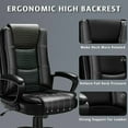 thumbnail image 6 of Waleaf Home Office Chair, Big and Tall Desk Chair 8Hours Heavy Duty Design, Ergonomic High Back Cushion Lumbar Back Support, Computer Desk Chair, Adjustable Executive Leather Chair with Arms, 6 of 10