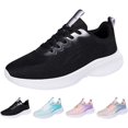 thumbnail image 5 of AUDeals Womens Trail Running Shoes - Memory Foam Walking Sneakers, Color Block Lightweight Lace Up Outdoor Training Shoes, 5 of 6