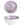 thumbnail image 3 of 1 Set 4 Pcs Japanese Style Ceramic Bowls Blue and White Porcelain Bowl Set, 3 of 8