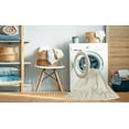 thumbnail image 2 of Ahgly Company Machine Washable Indoor Square Contemporary Peach Beige Area Rugs, 8' Square, 2 of 7