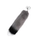 thumbnail image 4 of Llavero con cola de peluche, adorno colgante de piel artificial para coche, juguete colgante Gris, 4 of 9