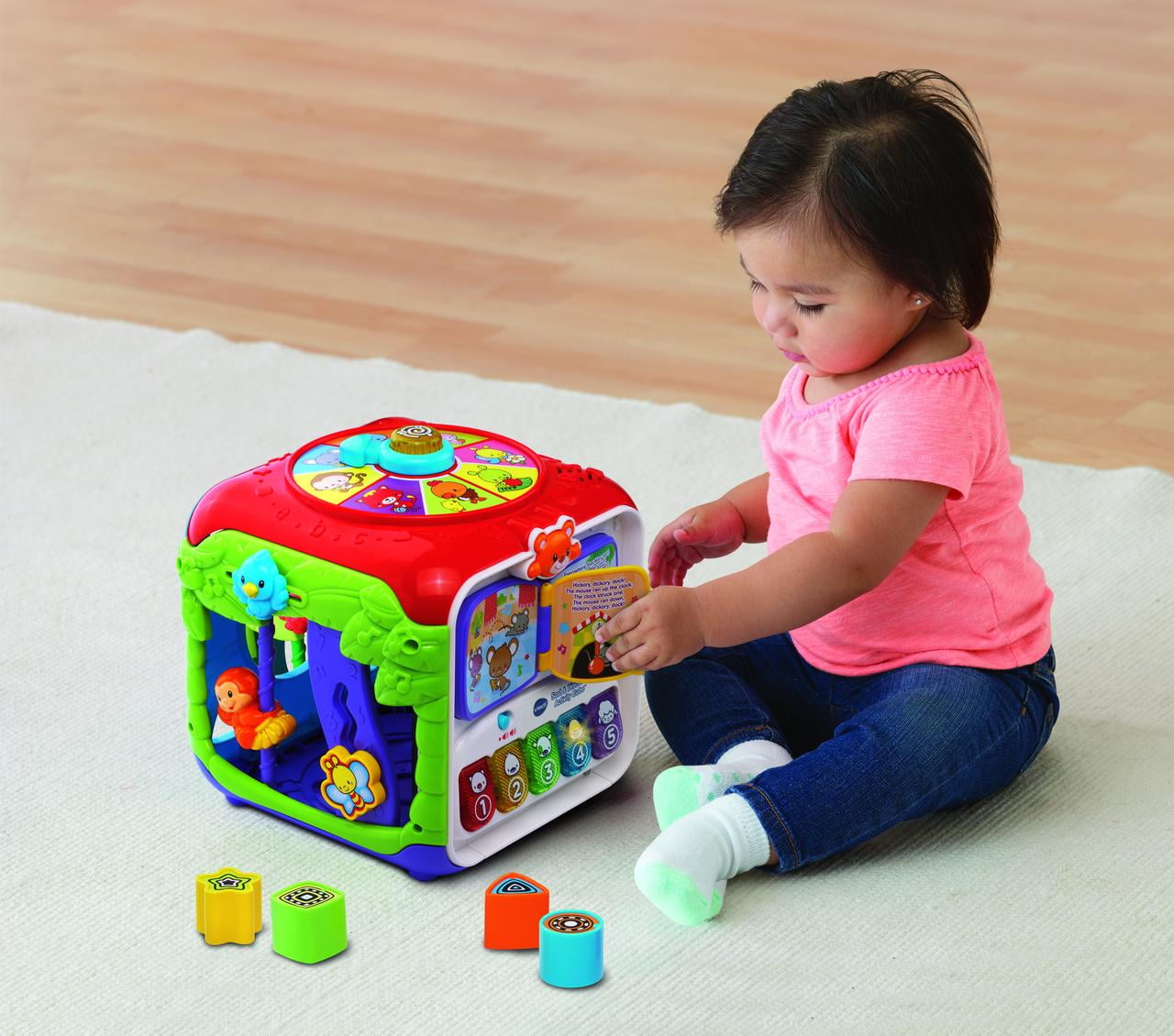 VTech Sort & Discover Activity Cube 4 Songs 10 Melodies 9 Months 