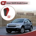 thumbnail image 2 of Anti-Slip Gear Shift Knob Cover Car Stick Shifting Handle Protector for Honda CR-V 2015-2016 Red Black, 2 of 6