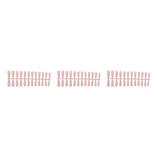 Juego de 24 piezas de uñas acrílicas elegantes Vogacara resistentes a los arañazos Type1 NO1