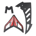 thumbnail image 4 of RC Plane Tail Wing, Plastic Black Lightweight Strong Professional Tail Motor Cover  For Upgrade, 4 of 8
