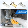 thumbnail image 7 of 4Pcs Hook Safety Latch Kit, 2"x 1" Carbon Steel Towing Receiver Hitch Replacement for Clevis Truck Trailer Crane Towing Lifting Hook (0.02" Thick, 1 Ton), 7 of 7
