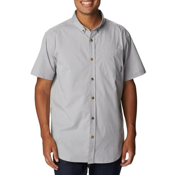 Columbia Men's Rapid Rivers II Short Sleeve Shirt XX-Large Gray