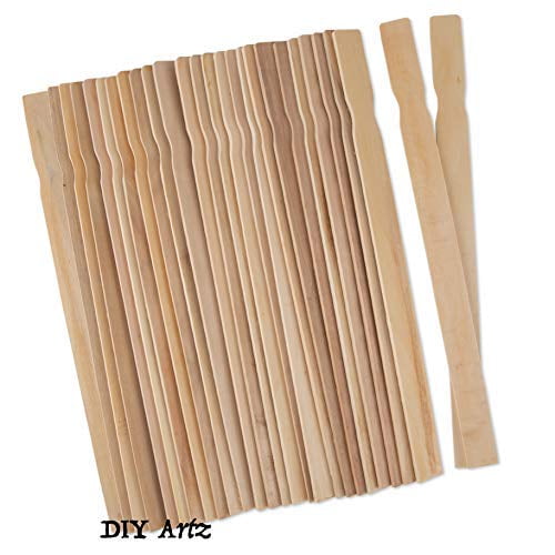 Wooden Paint Stir Sticks, [12] inch, 100 Pack, Perfect for Mixing