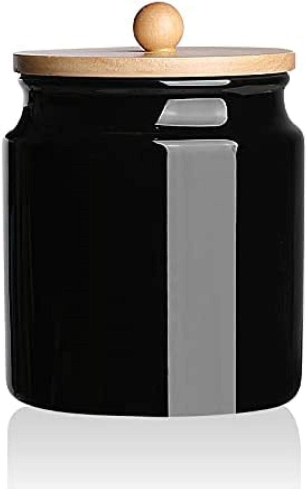 SWEEJAR Kitchen Canisters, 28 FLOZ Ceramic Food Storage Jar with Bamboo