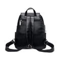thumbnail image 2 of Mochila de viaje para mujer Strade Fareast Limited PU cuero Negro 27 cm x 13 cm x 31 cm, 2 of 8