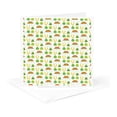 thumbnail image 5 of 3drose, Cute Four Leaf Clovers, Rainbows and Clouds, Irish Top Hats Pattern, 12 Greeting Cards with Envelopes, 5 of 7