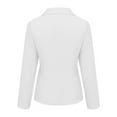 thumbnail image 6 of 2026 ! 50% Off Clear! asdoklhq Coat for Women $2,Womens Ladies Solid Collar Slim Long Sleeve Office Jacket Coat Outerwear Tops, 6 of 7