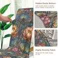 thumbnail image 5 of Yayeee 2 Pack Dining Chair Covers Stretch Parson Chairs Slipcovers Seat Protector, Abstract Water Lilies Pattern, 5 of 6