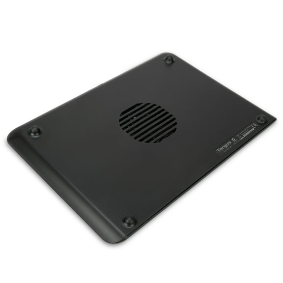 Targus 16" Single Fan Chill Mat - Upto 16" Screen Size Notebook Support - 1 Fan(s) - Plastic - Black- AWE69US