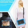 thumbnail image 6 of SaniMore for Samsung Galaxy Tab A8 (SM-X200/X205) 10.5" 2022 Case, 3 Layers Multi-Functional Cover Built-in Pencil Holder Shoulder & Hand Strap Kickstand Shockproof Protective Shell, Lightblue, 6 of 7
