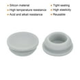 thumbnail image 2 of 6pcs Silicone Snap in Locking Hole Plugs,13mm Narrow Groove 2mm for Kitchen Waterproof Sealing Plugs Grey, 2 of 7