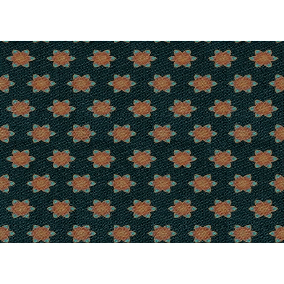 Ahgly Company Indoor Rectangle Patterned Midnight Gray Area Rugs, 2' x 4'